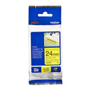 Brother Strong Adhesive Black on Yellw Labelling Tape-6