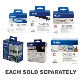 Brother White Continuous Paper Labelling Tape