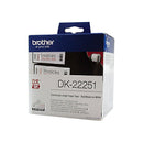 Brother White Continuous Paper Labelling Tape-9