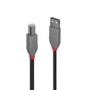 Lindy USB-A 2.0 to USB-B Cable Anthra Line-8