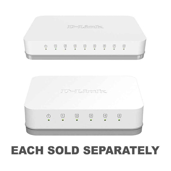 D-Link Plastic Housing Gigabit Desktop Switch
