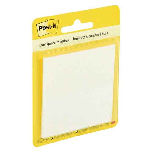 Post-It Clear 600-TRSPT Notes (Box of 6)