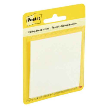 Post-It Clear 600-TRSPT Notes (Box of 6)