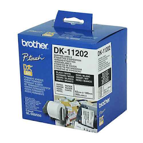 Brother White Shipping Label