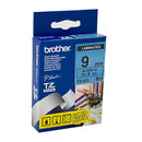 Brother Laminated Black on Blue Labelling Tape-7