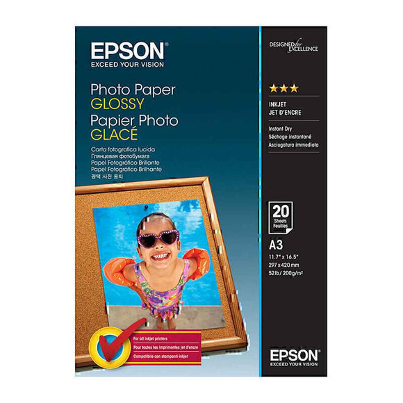 Epson Glossy Photo Paper 20pc