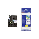 Brother Laminated Blue on White Labelling Tape-6