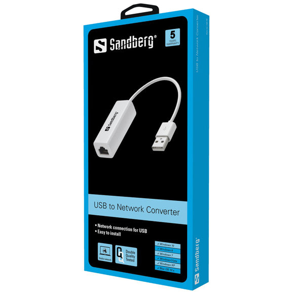 Convertisseur USB vers réseau Sandberg 133-78