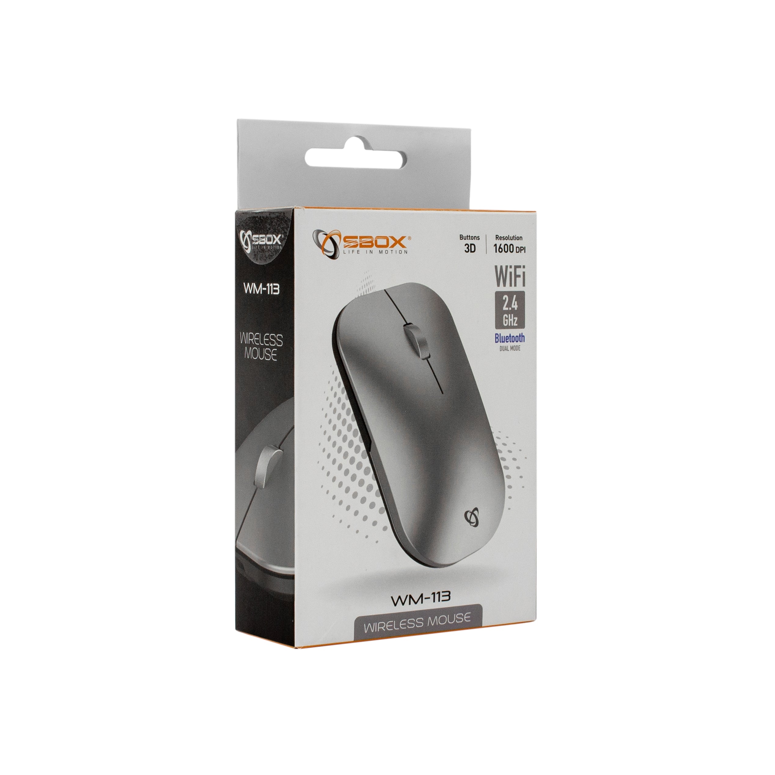 Sbox wm-113 sans fil argent