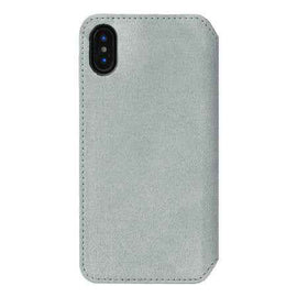 Krusell Broby SlimWallet 4 cartes pour iPhone XS, gris clair
