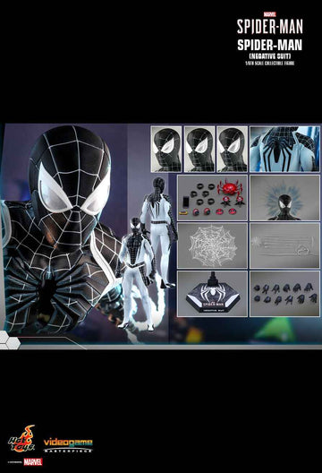 Figurine Hot Toys VGM36 - Marvel Comics - Marvel's Spider-Man - Spider-Man Negative Suit