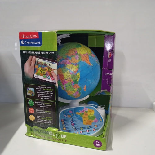 Ecost Customer Return Clementoni - 52202 Exploraglobe 2016 - The interactive globe educational game