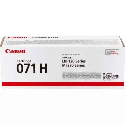 Canon 071H (5646C002) Toner Cartridge, Black