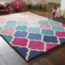 Tapis de salon en laine rosita
