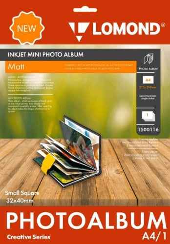 Lomond Inkjet Mini Album Small Square Matte 32x40mm (Small)