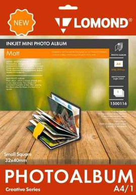 Lomond Inkjet Mini Album Small Square Matte 32x40mm (Small)