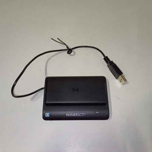 Retour client Ecost Reiner SCT cyberJack RFID Basis nPA Lecteur de carte à puce eID BSICertifié avec lo