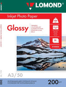 Lomond Photo Inkjet Paper Glossy 200 g/m2 A3, 50 sheets-1