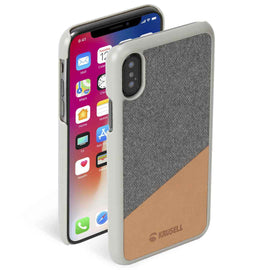 Coque Krusell Tanum pour iPhone XS, couleur chair