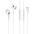 Écouteurs intra-auriculaires tellur attune type-c blanc