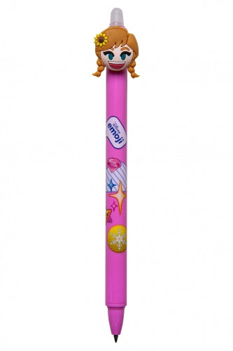 Retractable erasable pen Colorino Disney Emoji Frozen