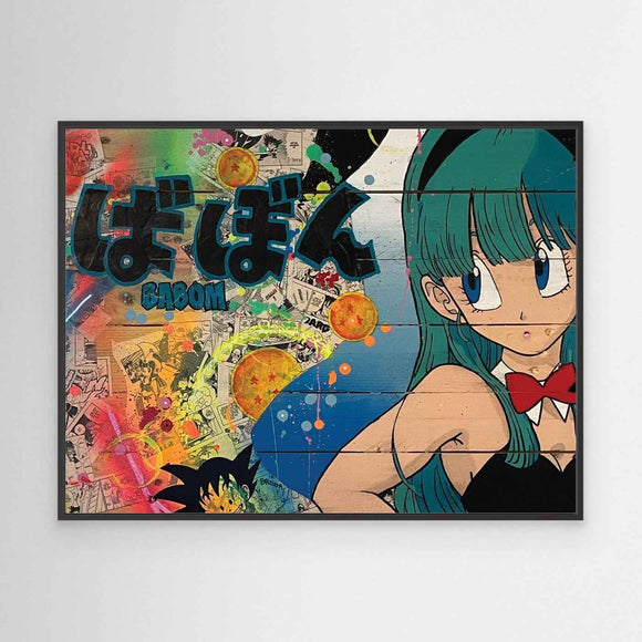 Bulma impression sur toile de l'œuvre originale