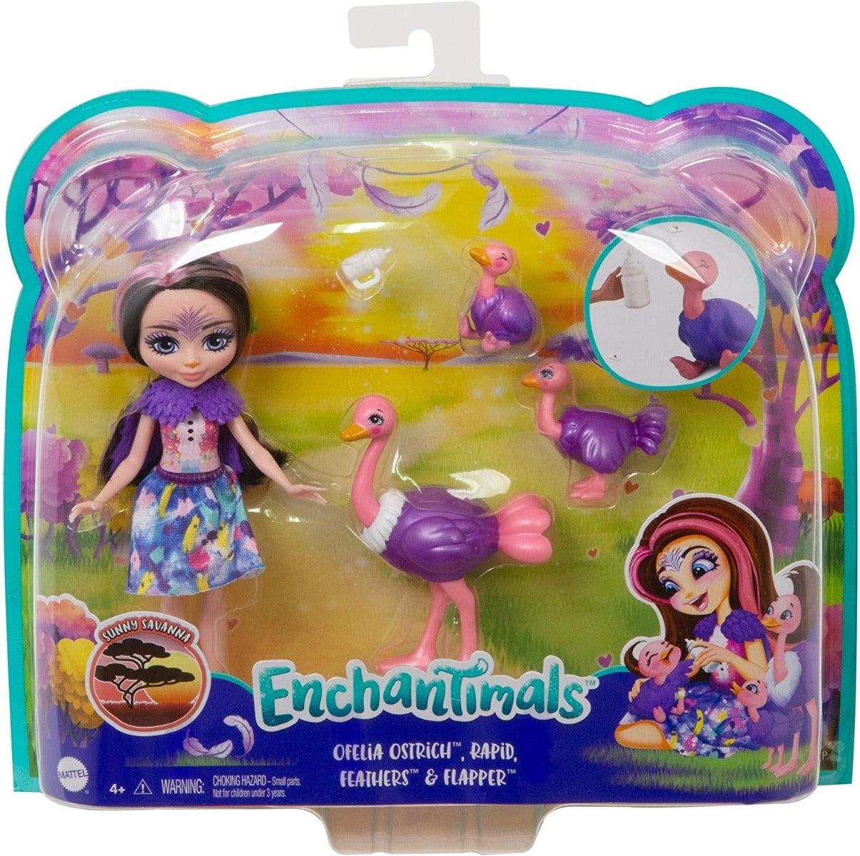 Famille d'autruches Ofelia d'Enchantimals