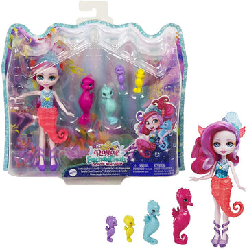 Royal enchantimals ocean kingdom sedda seahorse family dolls