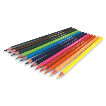 Crayons de couleur hexagonaux Colorino Kids 12 couleurs