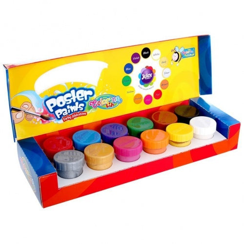 Colorino Kids Peintures pour affiches 12 couleurs 20 ml