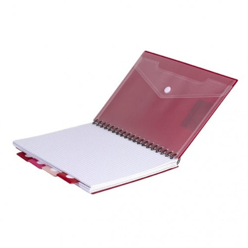 Spiral note book A5 Coolpack Red