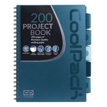 Spiral note book A4 Coolpack Blue