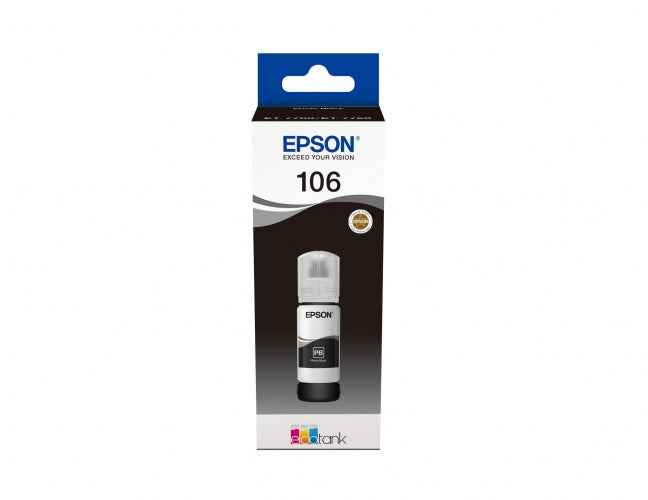 Recharge d'encre Epson 106 EcoTank (C13T00R140), noir photo