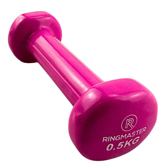 Ringmaster PVC Vinyl Coated Dumbbell 500g