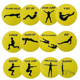 Alliance Flat Exercise Spot Markers (Pack of 12)