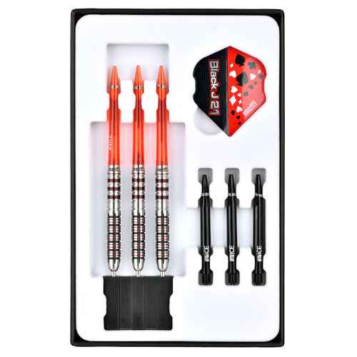 One80 J21 01 Darts 21g (Black)