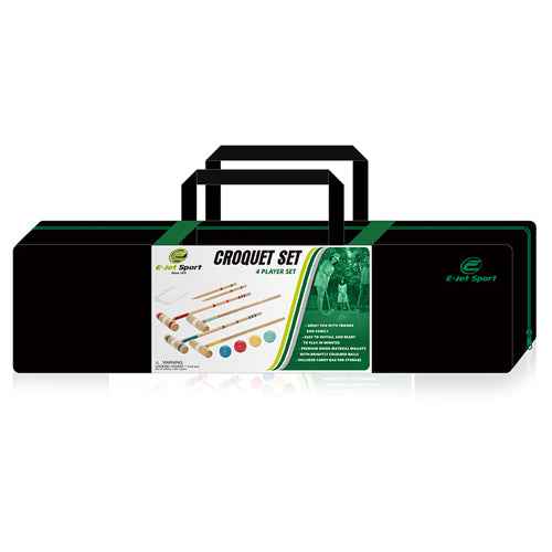 E-Jet Sport 4 Player Croquet Set