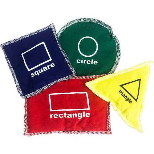Alliance Shapes Cotton Bean Bag Set (Set of 4)
