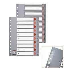 Divider Esselte PP, A4, numbers 1-12, plastic