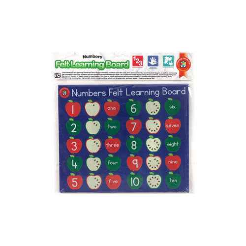 Learning Can Be Fun Felt Learning Board Game