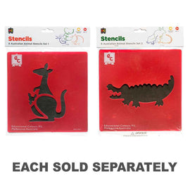 Australian Animals Stencil (Pack of 6)