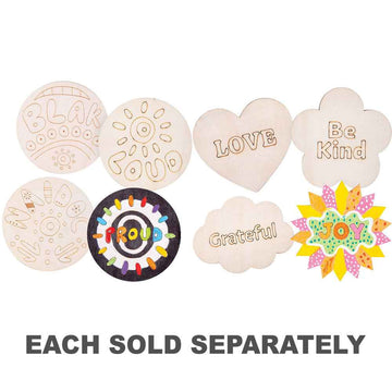 Wooden Coaster 20pk