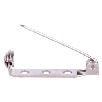 Brooch Backs 25mm 100pk (Silver)