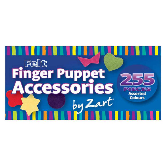 Felt Finger Puppet Accessories 255pk