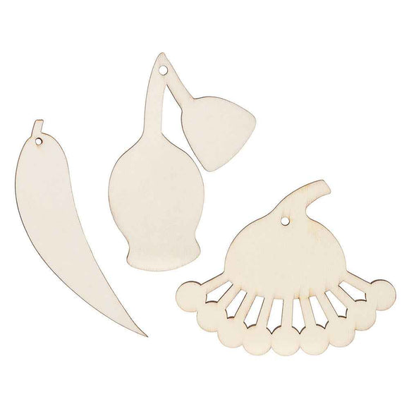 Wooden Australian Gum Hangers 18pcs