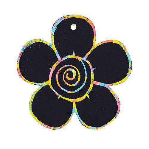 Creative School Supply Scratch Flowers 12pk