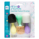 First Creations Easi-Grip Texture Brushes 3pcs