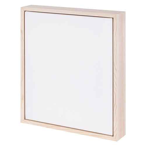 Floating Wooden Box Watercolour Canvas