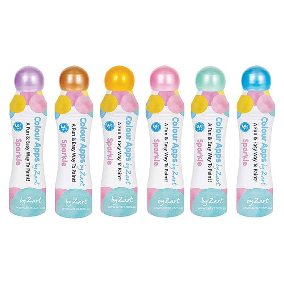 Zart Water Based Colour Apps Markers 6pcs