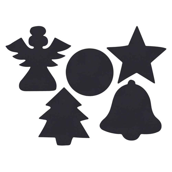 Scratch Christmas Shapes 30pk